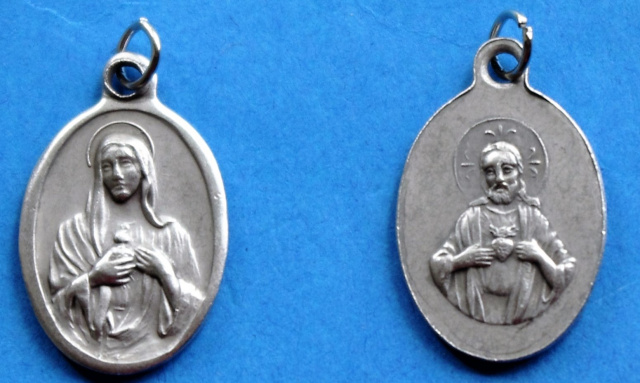 Twin Hearts of Jesus & Mary Medal